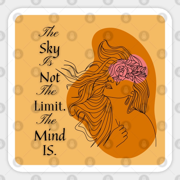 The Sky Is Not The Limit Sticker by QUOT-s